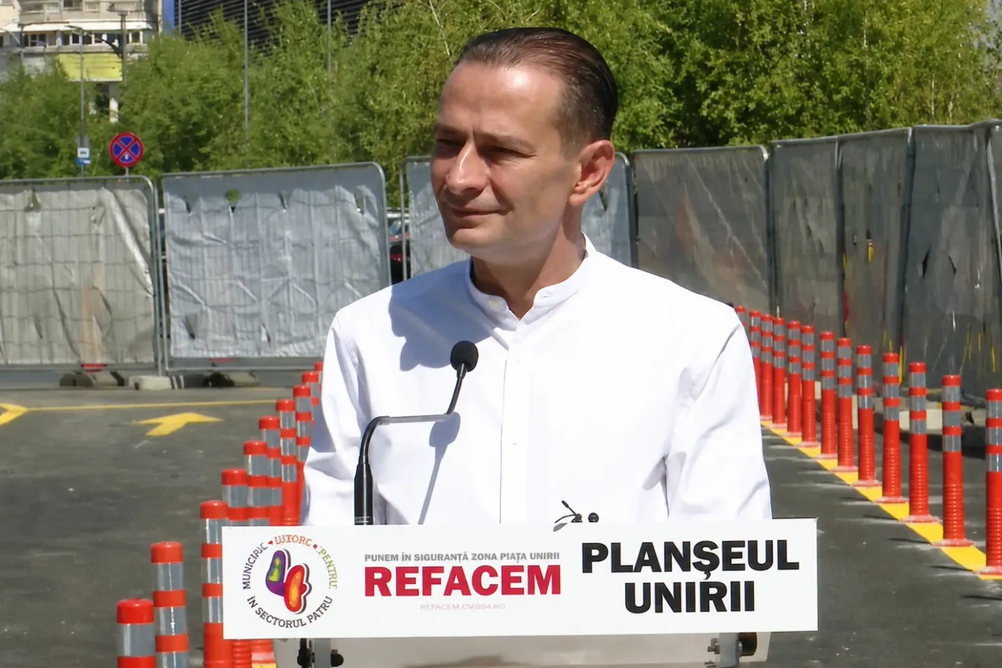 Restricțiile de circulație din Piața Unirii, ridicate de luni. Daniel Băluță: „Ne-am ținut de cuvânt”