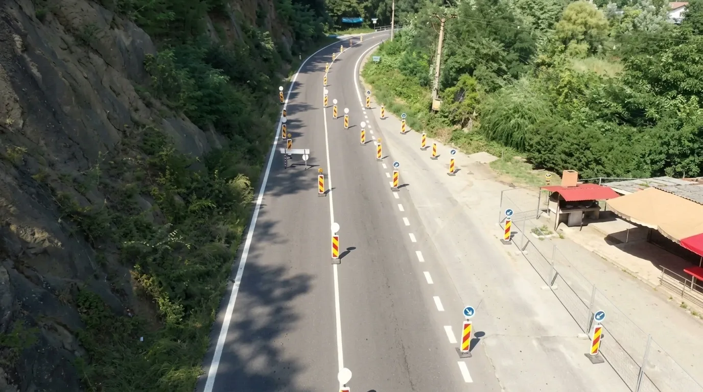 Restricțiile pe DN7 – Valea Oltului, prelungite până în noiembrie: ce trebuie să știe șoferii