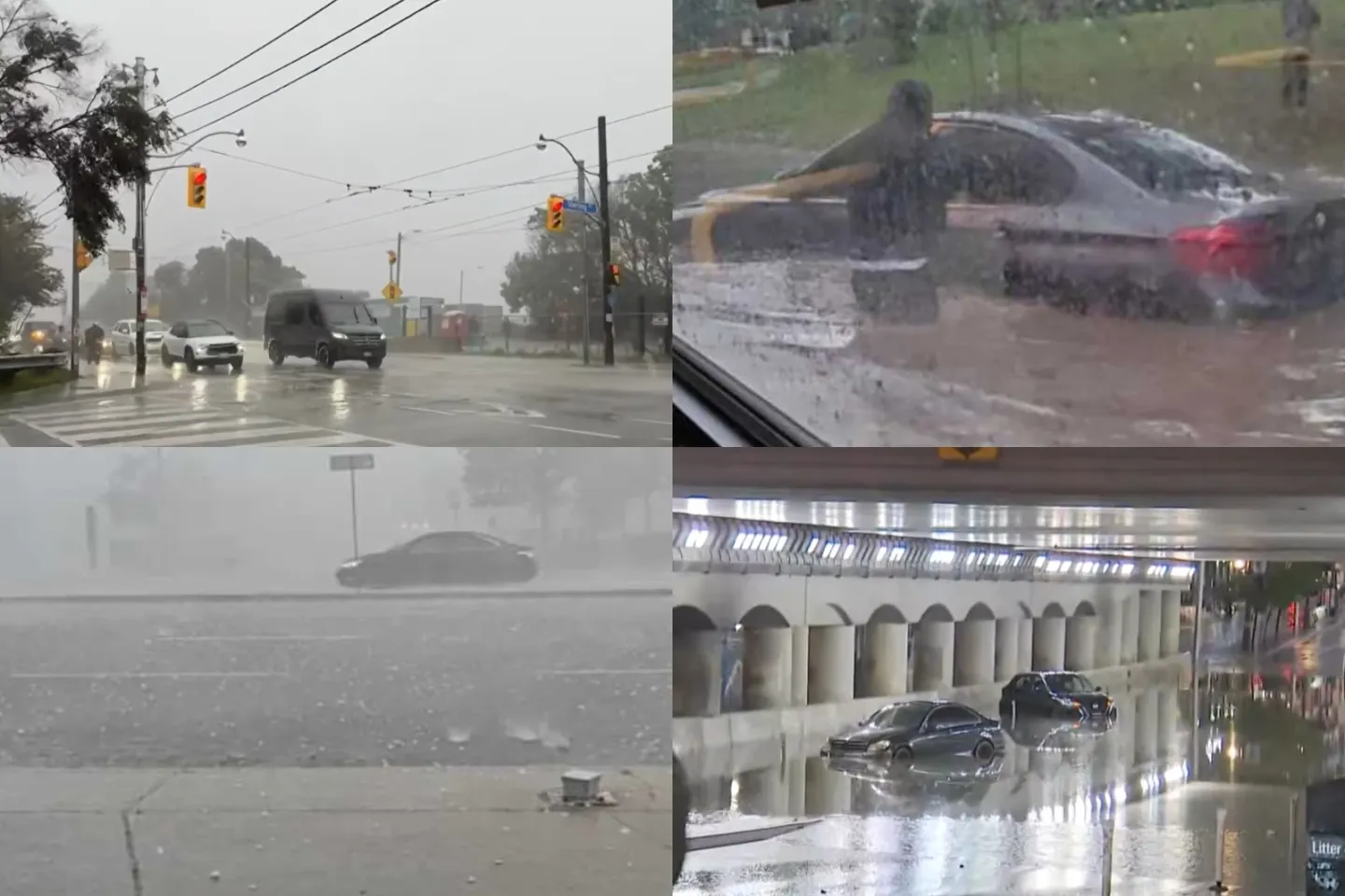 Furtuni violente în Toronto. Peste 50.000 de locuințe au rămas fără energie electrică-VIDEO