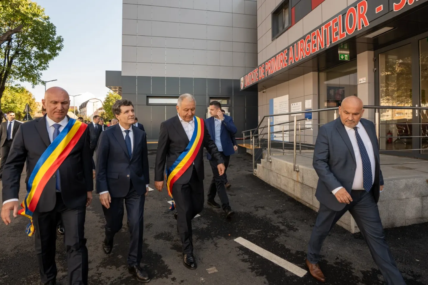 Nicușor Dan, după inaugurarea Spitalului Clinic Județean de Urgențǎ Bistrița: ”România are probleme, dar are și rezultate”