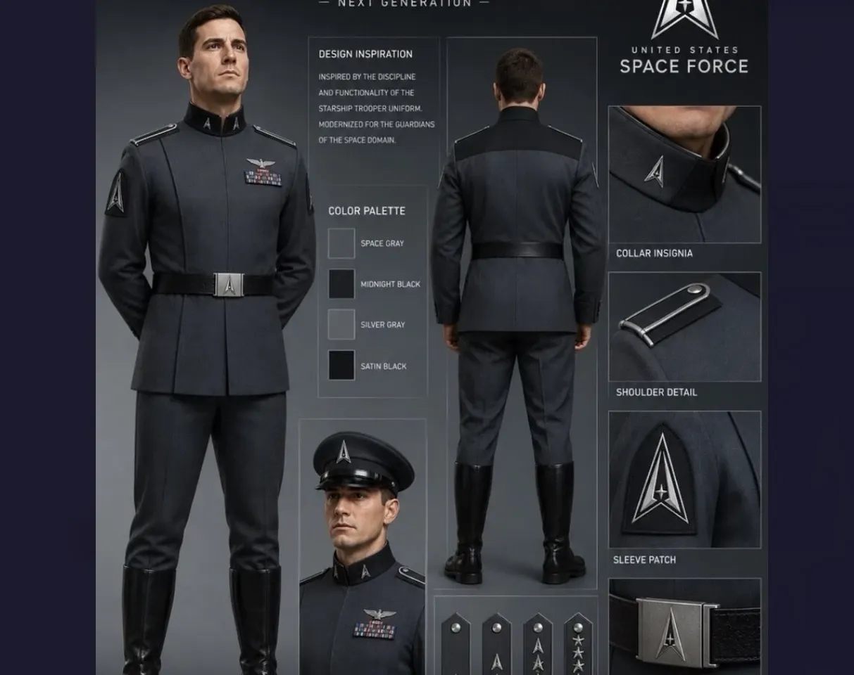 SCANDAL în SUA! Noile uniforme ale Forțelor Spațiale, comparate cu cele naziste