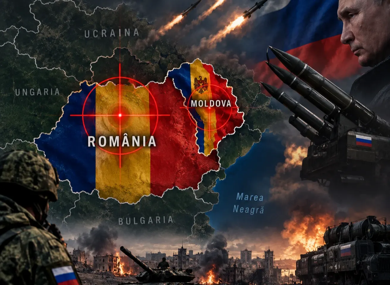 România și Moldova, ținte într-un eventual război al Rusiei