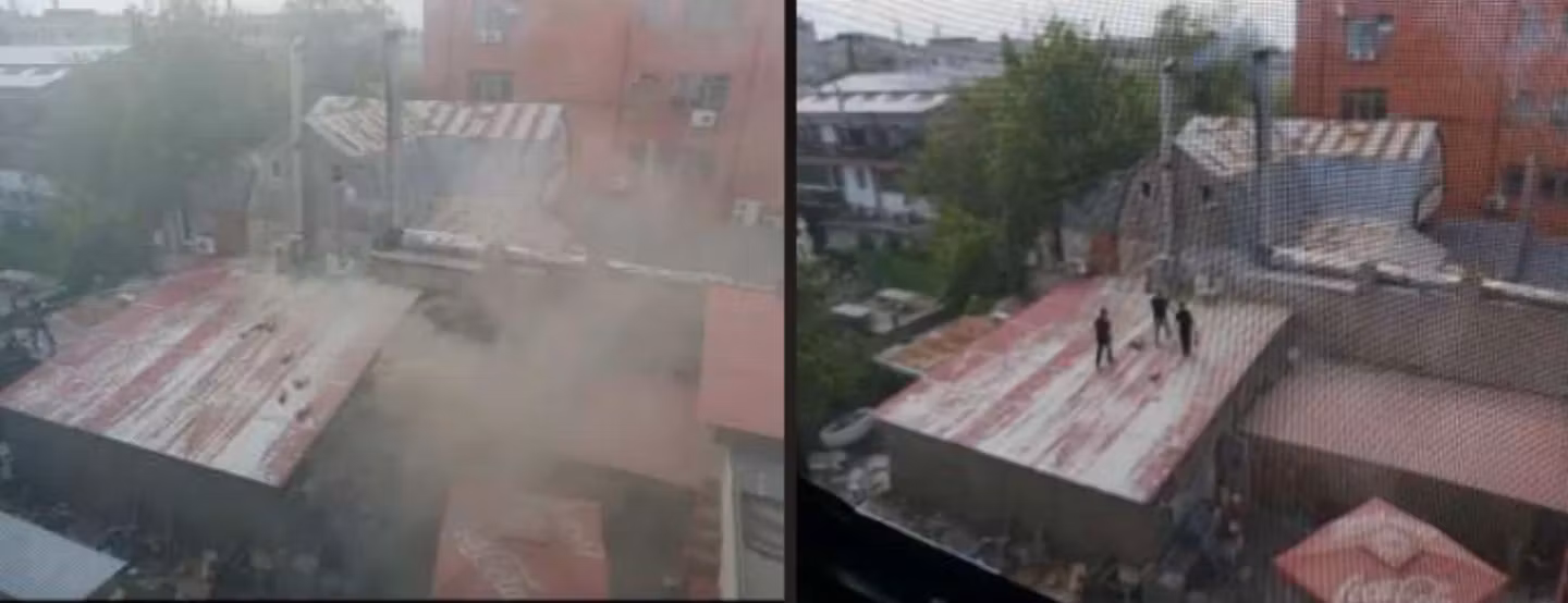 Incendiu puternic la restaurantul „La Cocoșatu” din București: 20 de persoane evacuate. Pompierii au intervenit cu 8 autospeciale de stingere