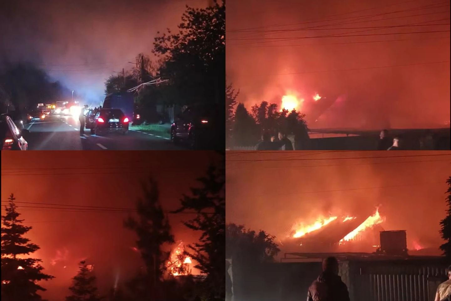 Incendiu de proporții într-o gosodărie din județul Neamț. Casa și mai multe anexe au fost cuprinse de flăcări -VIDEO 