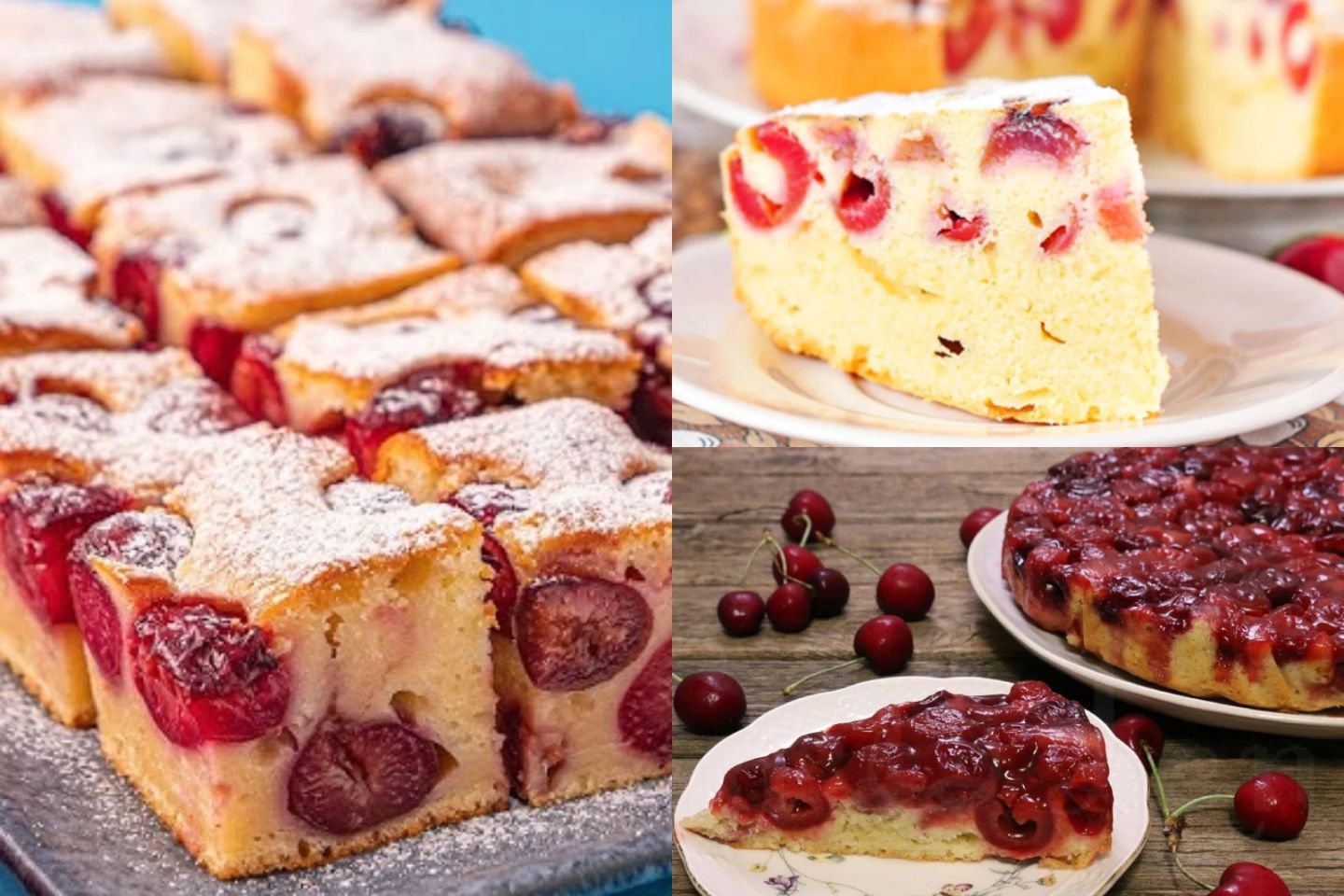Prăjitura răsturnată cu cireșe. Rețeta simplă și delicioasă care îți aduce aroma verii în farfurie 