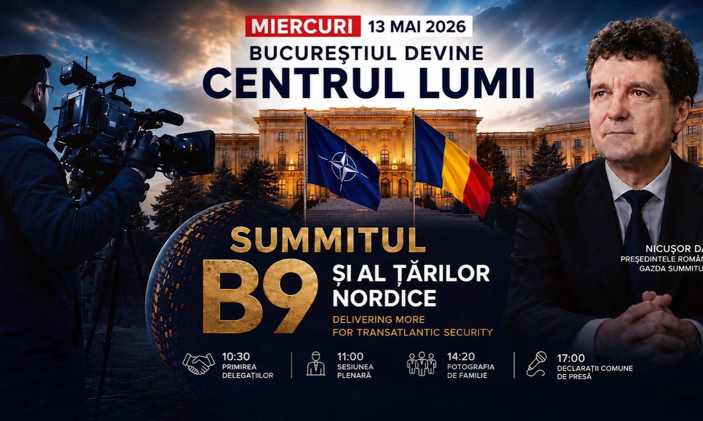 Summitul București B9 poate fi urmărit minut cu minut la Realitatea Plus - VIDEO