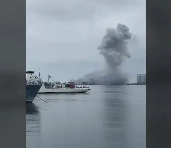 Reacția MAPN după explozia dronei în Portul Constanța: „Este de tipul celor folosite în războiul din Ucraina!”