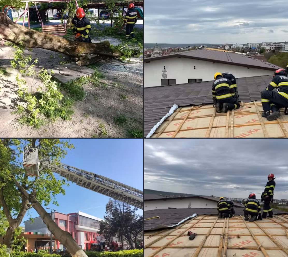 Pagube însemnate după vijelia de duminică. Zeci de localități afectate, un mort și mai mulți răniți - bilanț IGSU