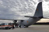 Pacient cu arsuri, transportat de urgență în Belgia cu o aeronavă Spartan a Forțelor Aeriene