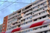 Blocul din Galați lovit de dronă rusească, în plin proces de reparații. Familia afecatată nu se mai întoarce