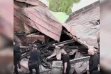 Catedrala din Kiev, ținta dronelor rusești. Zelenski a mers la locul incendiului