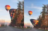 Balon cu aer cald scăpat de sub control și proiectat pe șosea. Două victime în urma impactului