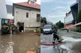 Sibiul este sub ape în urma furtunilor devastatoare. Sediile IPJ, SRI și Spitalului de Pediatrie, printre zecile de imobile inundate-FOTO