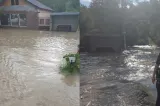 Ploile abundente au făcut prăpăd în Prahova. Circulația pe trei drumuri județene este afectată