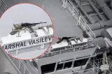 Rușii și-au blindat navele transportoare de gaz cu mitraliere si saci de nisip. Imagini surprinse la bord