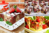 Prăjitură bicoloră cu căpșuni, nucă de cocos și mac. Rețeta simplă și delicioasă pe care trebuie să o încerci 