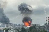 Rafinărie importantă de petrol din Moscova, ținta unui nou atac ucrainean. Momentul când acoperișul unui rezervor sare în aer -FOTO/VIDEO