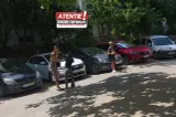 Fetiță bătută de mamă în plină stradă, la Constanța! Imagini cu puternic impact emoțional 