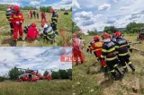 Bărbat prins sub tractor pe un câmp din Hunedoara. A fost solicitat elicopterul SMURD