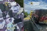 Percheziții în Giurgiu după furtul a 1.000 de litri de motorină. Polițiștii au ridicat un autoturism, bani și telefoane mobile