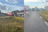 Accident cu 11 persoane implicate în județul Timiș: un mort și două persoane rănite. A intervenit elicopterul SMURD-FOTO