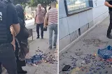 Momentul în care o bătrână izbucnește în plâns după ce polițiștii locali i-au împrăștiat fructele și legumele pe trotuar. Scene revoltătoare în București VIDEO