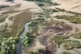 Seceta golește lacul de acumulare de la Suplacu de Barcău. Gradul de umplere a ajuns la 39% - VIDEO