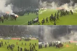 Bătaie între suporteri și forțele de ordine la un meci de cupă din Germania. Zeci de persoane au fost rănite-VIDEO