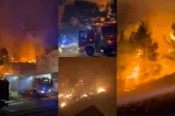  Incendiu masiv de vegetație în Croația. Sute de oameni au fost evacuați din calea flăcărilor care amenință orașul turistic Omiš-VIDEO