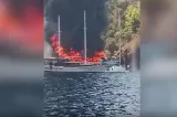 Un vas de agrement cu peste 100 de oameni la bord a luat foc în Turcia