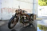 O motocicletă din al doilea război mondial a fost scoasă din Dunăre în stare impecabilă