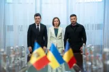 Nicușor Dan, vizită oficială în Republica Moldova cu ocazia Zilei Independenței. Reuniune trilaterală cu Maia Sandu și Volodimir Zelenski