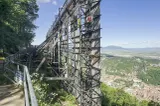 Platforma Belvedere de pe Tâmpa intră în reabilitare. Punctul de observaţie a fost închis pentru turiști din motive de sigurnață