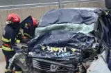Accident grav pe centura Bârladului. Două persoane au murit după impactul dintre un autoturism și un autotren