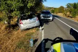 Accident grav pe DN1S, între Părău și Șercaia. Șofer de 76 de ani, inconștient după ce a intrat cu mașina într-un copac. A fost solicitat elicopterul SMURD