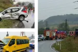 Accident grav în Sălaj! Opt copii, implicați în coliziune