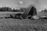 Două avioane de vânătoare rusești Su-35 s-au ciocnit în aer. Un pilot a murit, celălalt s-a catapultat