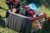 Accident mortal în județul Argeș. Un bărbat de 79 de ani a murit după ce s-a răsturnat cu un motociclu