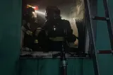 Incendiu într-un bloc din Sibiu. Zeci de oameni se aflau în interior