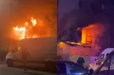 Incendiu puternic în Suceava. Pompierii au intervenit de urgență în cursul nopții