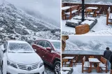 Iarna a venit mai devreme la Bâlea Lac. Ninsoare și -2 grade în plină lună septembrie