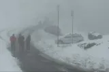 Prima ninsoare la Bâlea Lac. Stratul de zăpadă a atins 10 centimetri FOTO