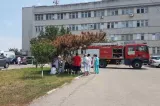 Fum în subsolul Spitalului CFR din Constanța. Pompierii au intervenit de urgență