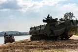 Primele nouă vehicule amfibii de asalt americane au ajuns în România. Vor fi operate de Regimentul 307 Infanterie Marină de la Babadag