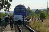 Tragedia din Galați, surprinsă de camerele de supraveghere. Momentul în care cei patru membri ai aceleiași familii au fost spulberați tren - VIDEO