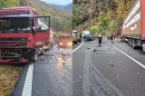 Accident grav pe Valea Oltului! Trafic blocat pe DN7 după impactul dintre un autoturism și un TIR. O persoană este încarcerată