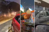 Grindină cât o minge de tenis și furtuni violente în Paraguay. Imagini apocaliptice: oamenii au crezut că plouă cu pietre - VIDEO