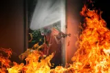 Incendiu puternic la Spitalul de Pneumoftiziologie din Brașov. O pacientă a fost găsită carbonizată într-un salon