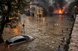 Franța, lovită de tragedii. După protestele violente, inundațiile au ucis cel puțin patru oameni - VIDEO
