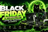 Black Friday la reparațiile de laptop, PC, telefoane și consolă.